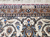 Persian Nain Rug 11x15 – Wool on Silk, Hand-Knotted, Signed Masterpiece