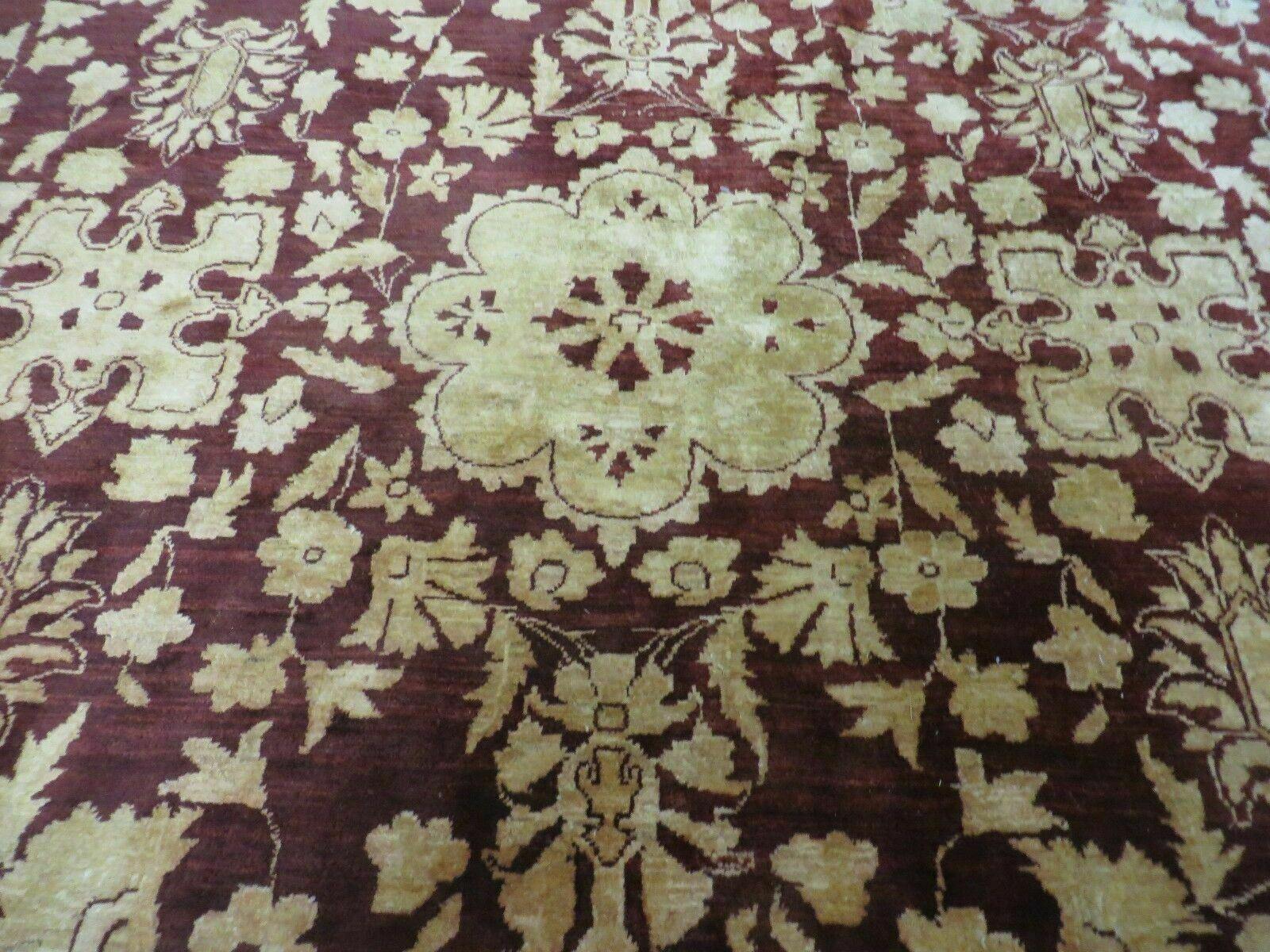 10' X 15' Hand Made Pakistan Wool on Cotton Rug Peshawar # 200A