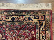 Persian Sarouk Rug 3x5, Antique Persian Carpet