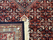 Indo Persian Bijar Rug 6x9, Hand Knotted Wool Carpet