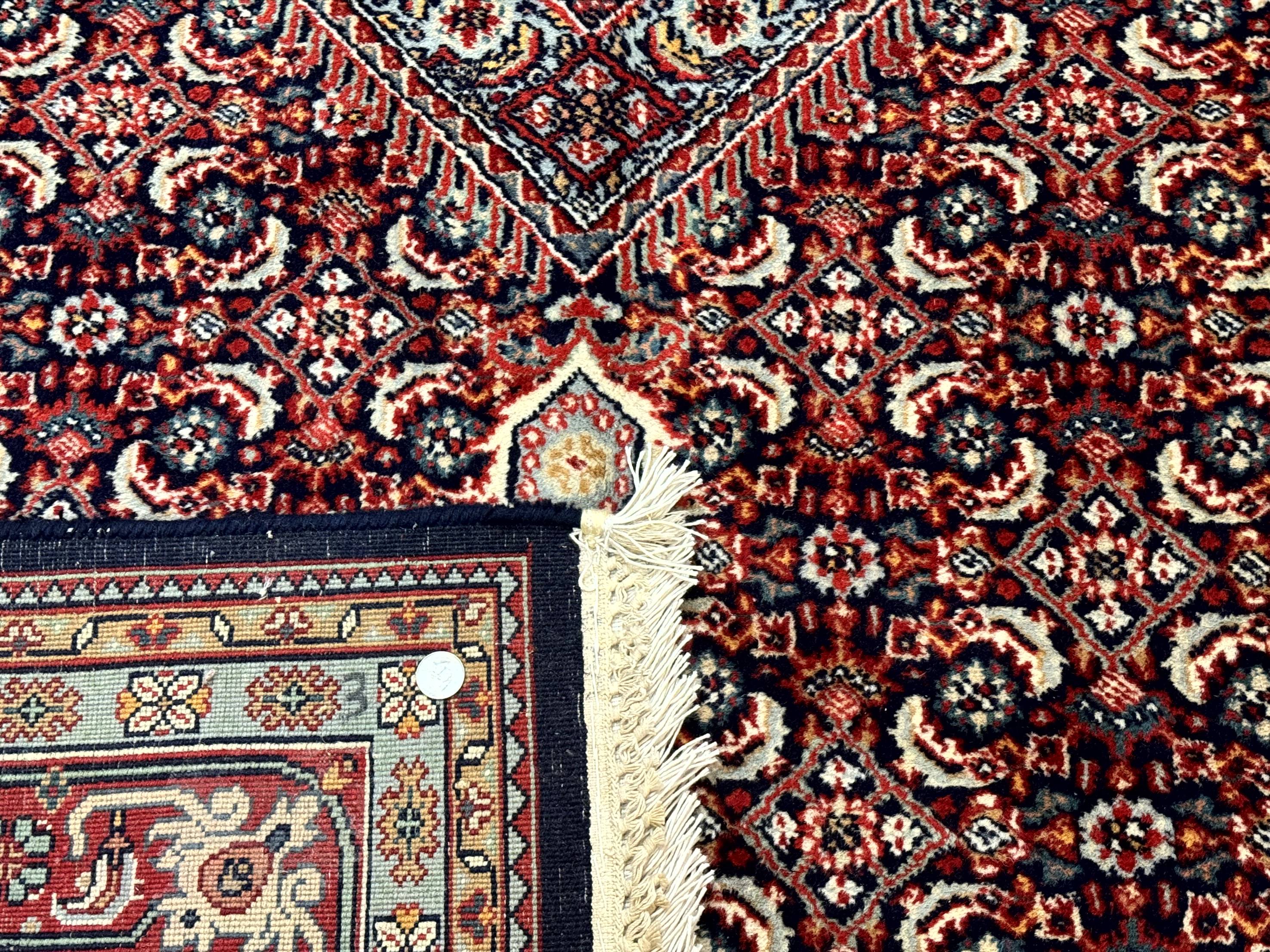 Indo Persian Bijar Rug 6x9, Hand Knotted Wool Carpet