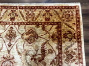 Indian Mahal Rug 7x9, Traditional Wool Carpet