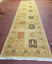 3' 2" x 12 ' 6" Pak Persian Safavieh Runner Haji Jalil Fine Runner Rug 3ft Runner 12ft Runner 13ft Runner Panel Design Runner Hand-Knotted