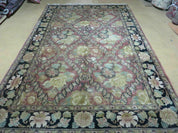 6' X 9' Handmade India Floral Oriental Wool Rug Carpet