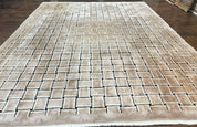 Tibetan Rug 9x12, Handmade, Wool, Modern Design