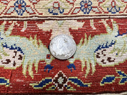 Silk Turkish Hereke Rug 2x3, Peacocks Birds, Signature from Master Weaver, Super Finely Hand Knotted 550 KPSI, Animal Pictorials