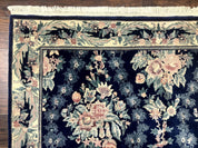 Sino Persian Rug 6x9, Navy Blue, Floral