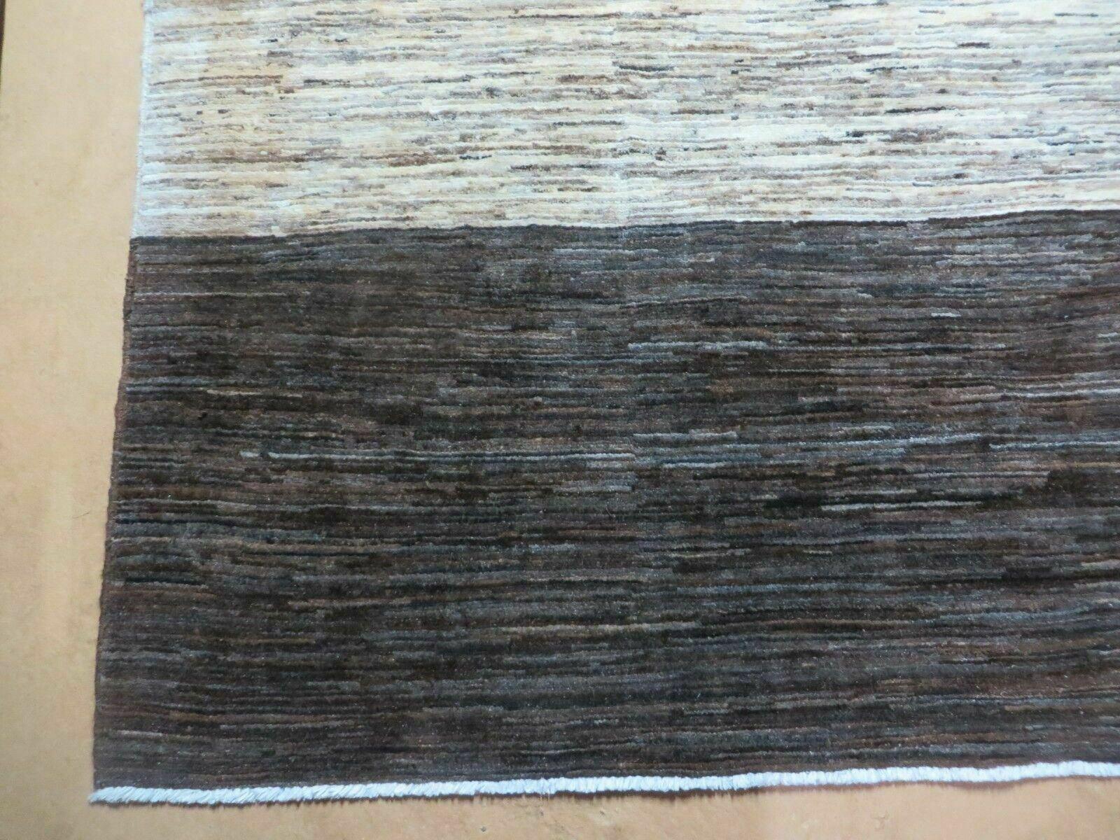 6' 6" X 8' Modern Tibetan Nepal Art Deco Chinese Hand Knotted Wool Rug Nice