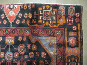 4' X 10' Antique Handmade Tribal Turkish Oriental Floral Wool Rug Organic Nice