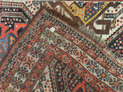 Antique Persian Qashqai Rug 5x8, Persian Tribal Rug, Khamseh Rug