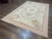 Aubusson Rug 6x9, Elegant, Flatweave, French European Design