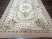 Aubusson Rug 6x9, Elegant, Flatweave, French European Design