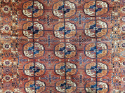 4x7 Antique Yamud Rug Russian Rug Turkoman Rug Fine Weave Rug