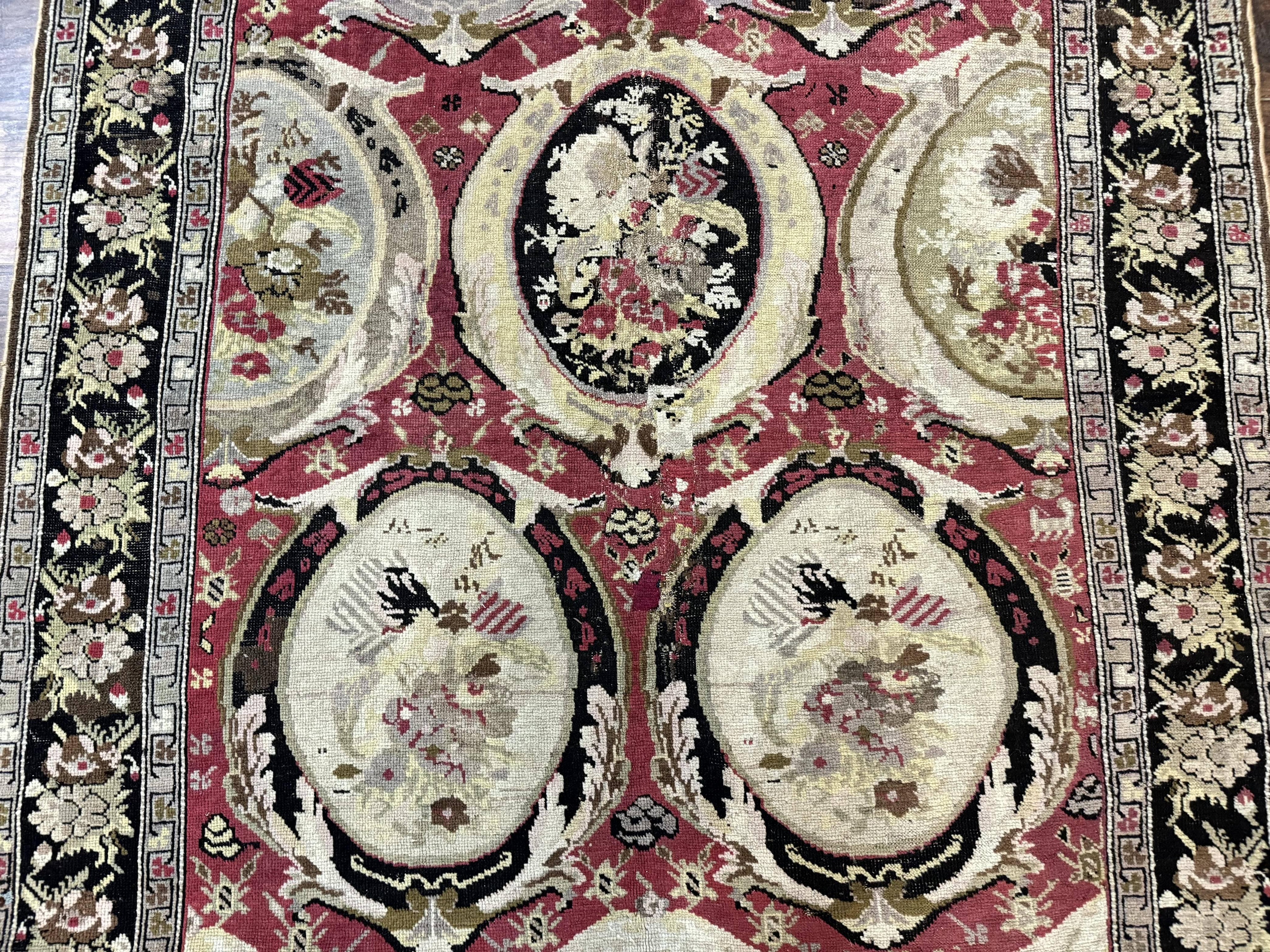 Antique Caucasian Karabakh Rug 5x10