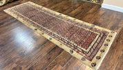 Antique Persian Sarab Runner Rug 3x11, Wool Camel Hair, Tribal Carpet for Hallway 3 x 11, Antique 1920s Rug, Handmade