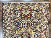 Antique Caucasian Rug, Kuba Seychour Rug, Handmade Wool Oriental Carpet, Azerbaijan Rug