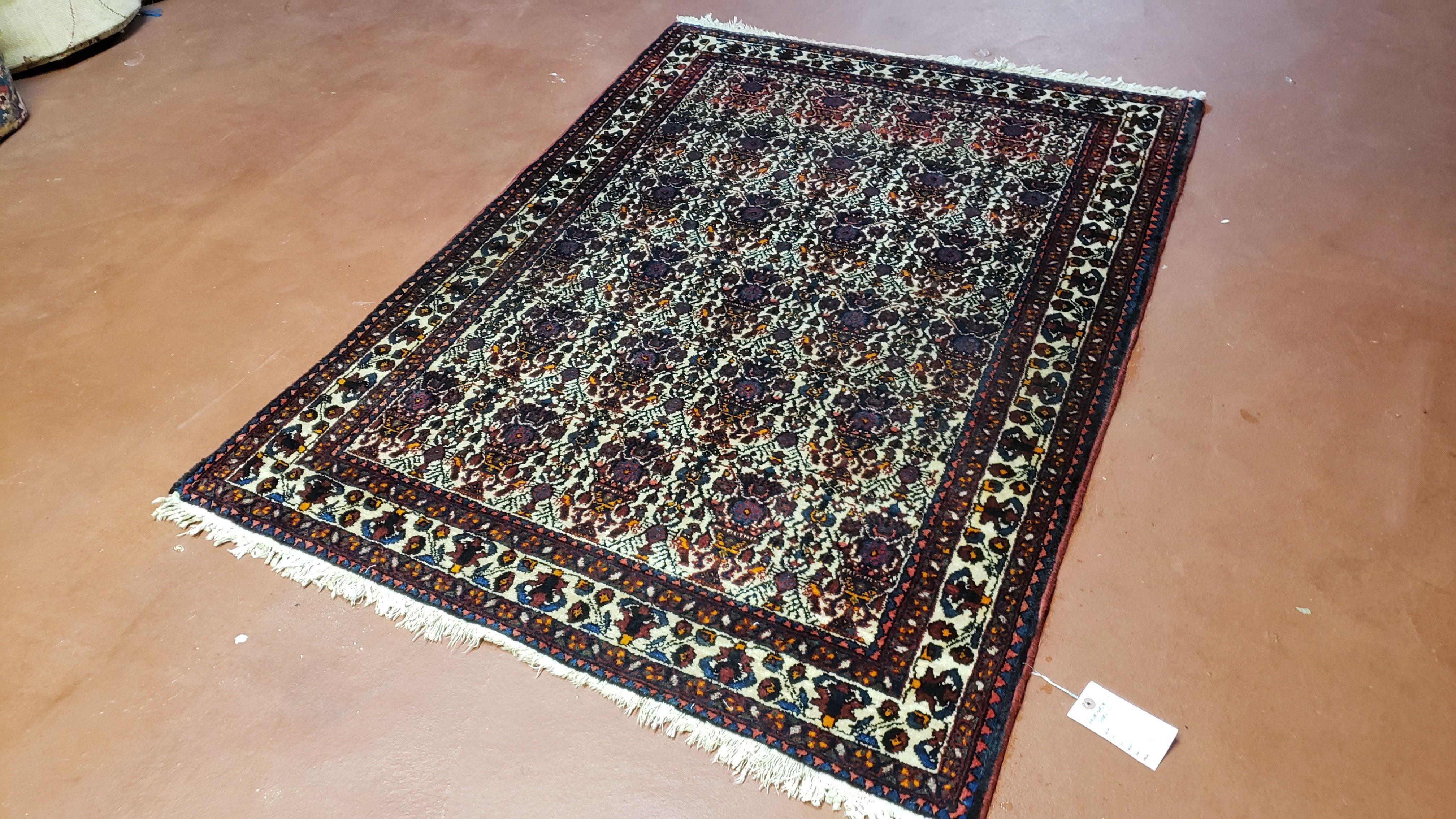 Persian Afshar Rug 3.6 x 5, Zili Sultan Pattern, Wool
