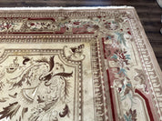 Palace Size Aubusson Rug 12x18, Extra Large, French European Carpet, Soft Wool Pile, Elegant