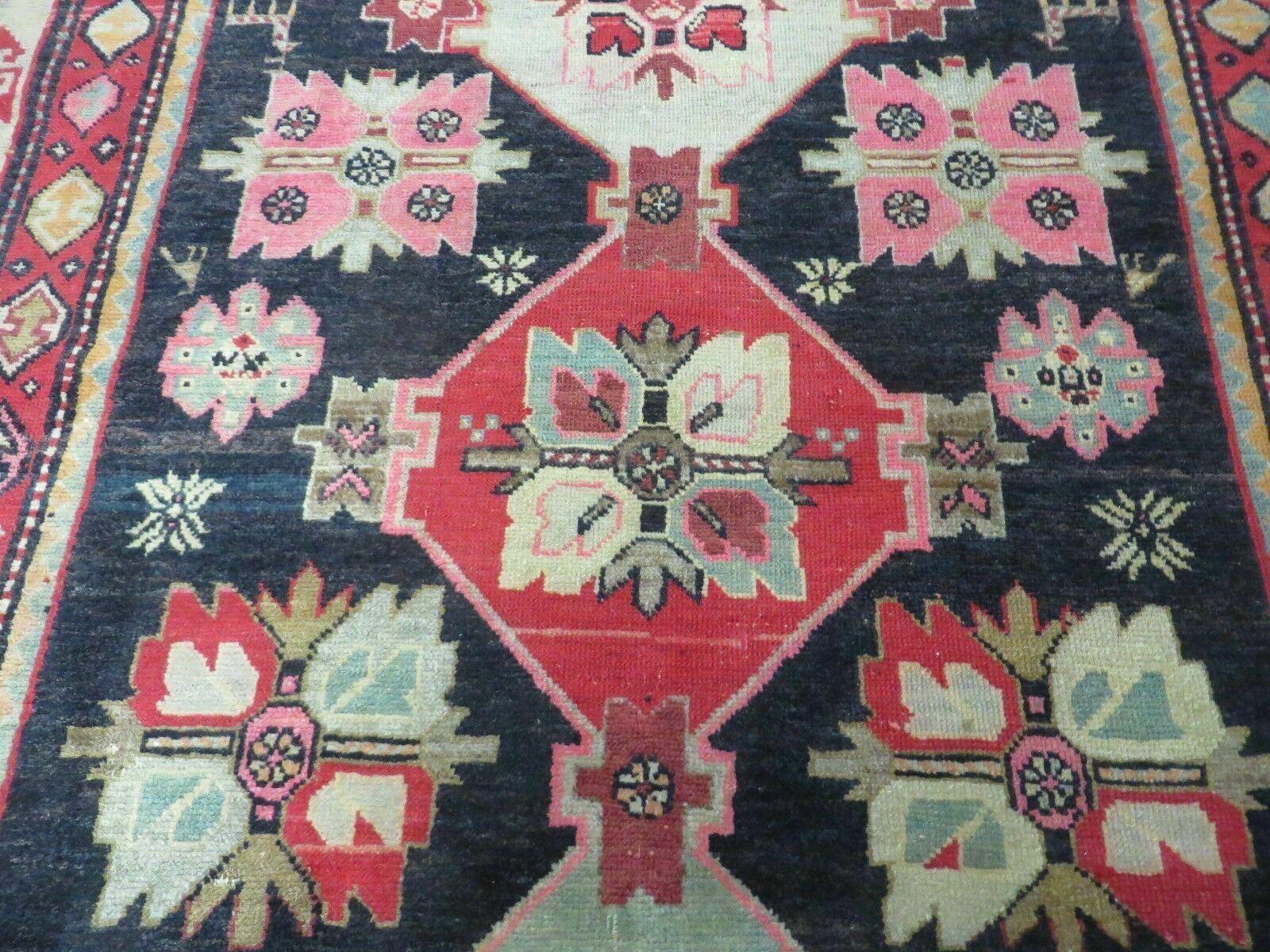 5' X 9' Antique Karabagh Caucasian Rug Handmade Wool Carpet Organic Dyes Nice