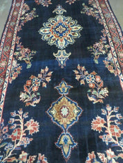 Persian Runner Rug 4x11, Navy Blue Antique Lilihan Runner
