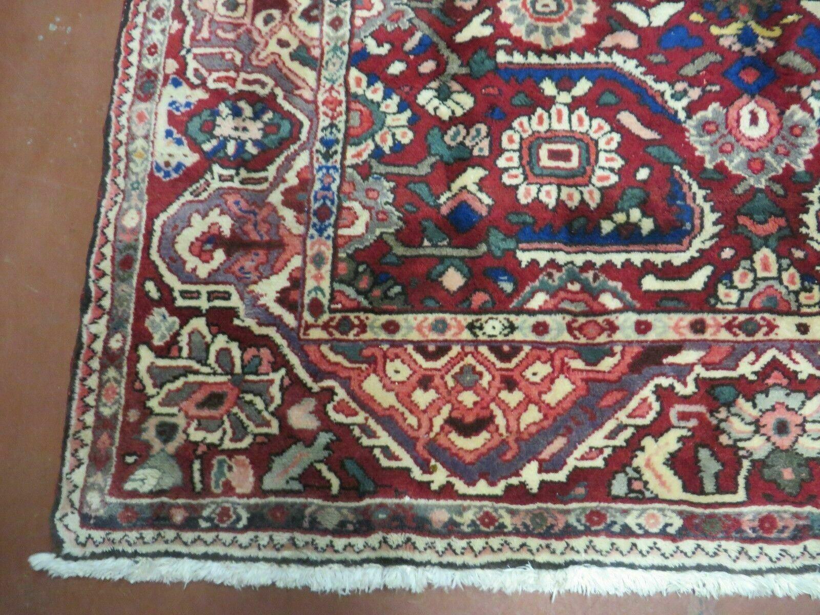 5' X 9' Antique Handmade Turkish Wool Veg Dyes Rug Nice # 107
