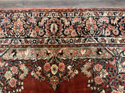 Antique Persian Sarouk Rug 9x12