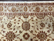 Pakistani Peshawar Rug 8x10, Pak Persian Traditional Oriental Carpet, Handmade, Wool, Allover Pattern