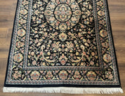 Sino Persian Rug 4x6, Very Fine 260 KPSI, Floral Medallion, Hand Knotted Wool Carpet