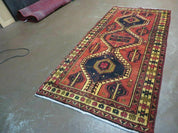 3' 4"X 7' Antique Handmade Turkish Wool Rug Organic #101