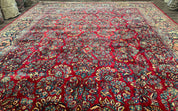 Palace Size Antique Persian Sarouk Rug 12x18