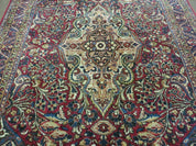 3' 5" X 5' Antique Handmade Indian Agra Fine Weave Wool Rug Organic dye Nice