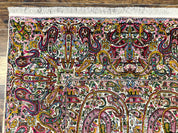 Rare Antique Persian Kerman Lavar Rug 9x12, Boteh Paisley Design