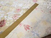 Modern Tibetan Rug 6x9, Wool and Silk Tibetan Rug, Handmade Tibetan Rug, Silk Flowers, Contemporary Rug, Soft Rug, Tibetan Area Rug, Tan