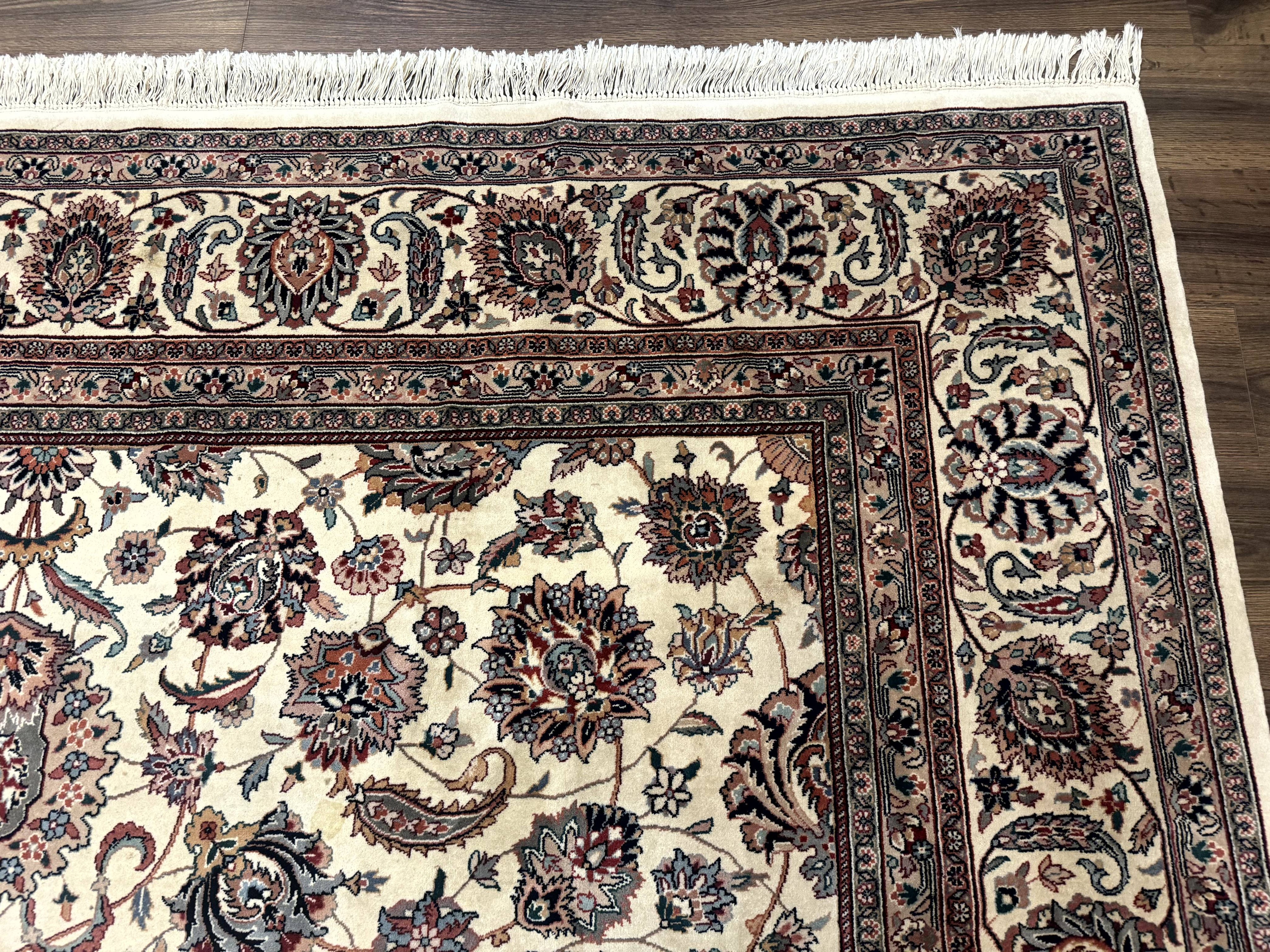 Pak Persian Rug 9x12, Allover Pattern, Fine Handmade Oriental Carpet