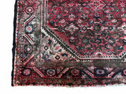 5.5 X 10 Antique Handmade Wool Tribal Gallery Rug All Over Red Runner Corridor