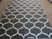 5' X 8' Modern Contemporary Hand Made Flat Weave Wool Rug Veg Dyes Nice