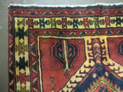 3' 4"X 7' Antique Handmade Turkish Wool Rug Organic #101