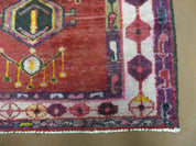 4' X 8' Antique Handmade Turkish Caucasian Kazak Design Wool Rug Veg Dyes Nice