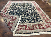 Black Pak Persian Rug 8x10, Floral Allover