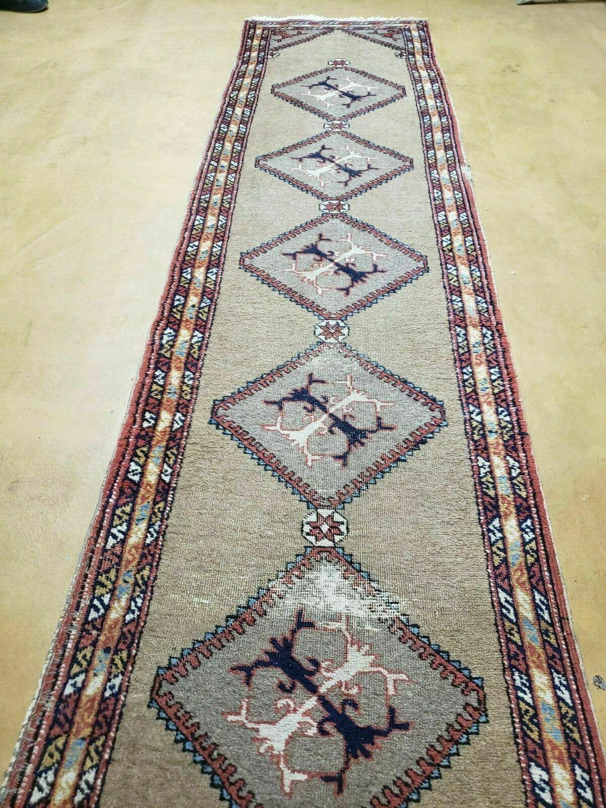 Persian Sarab Runner 2 x 11, Antique Tribal Persian Runner Rug