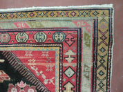 5' X 9' Antique Karabagh Caucasian Rug Handmade Wool Carpet Organic Dyes Nice