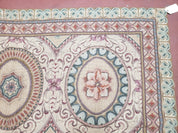 New Needlepoint Rug, 6x9 Needlepoint Carpet, Flatweave Rug, Vicotorian French European English Decor, Elegant Rug for Living Room, Handmade