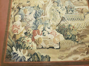 4' X 6' Tapestry French Design Handmade Aubusson Weave Nature One Of A Kind
