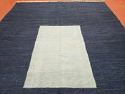 Large Turkish Kilim Rug, 6x9 - 7x10 Rug, Flatweave Carpets, Blue Rug, Abstract Rug, Playroom Rug, Rug for Nursery Room, Boho Rug, Wool