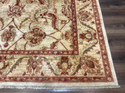 Indian Mahal Rug 7x9, Traditional Wool Carpet