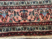 Palace Size Persian Rug 10 x 21 ft, Antique Hamadan Bibikabad Carpet, Handmade Antique Wool Oversized Rug, Ivory, Semi Open Field