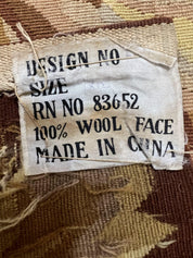 Aubusson Rug 9x12, Elegant Flatweave Savonnerie Carpet 9 x 12 ft, Ivory Light Yellow Red, Handmade Wool Flatweave French European Rug