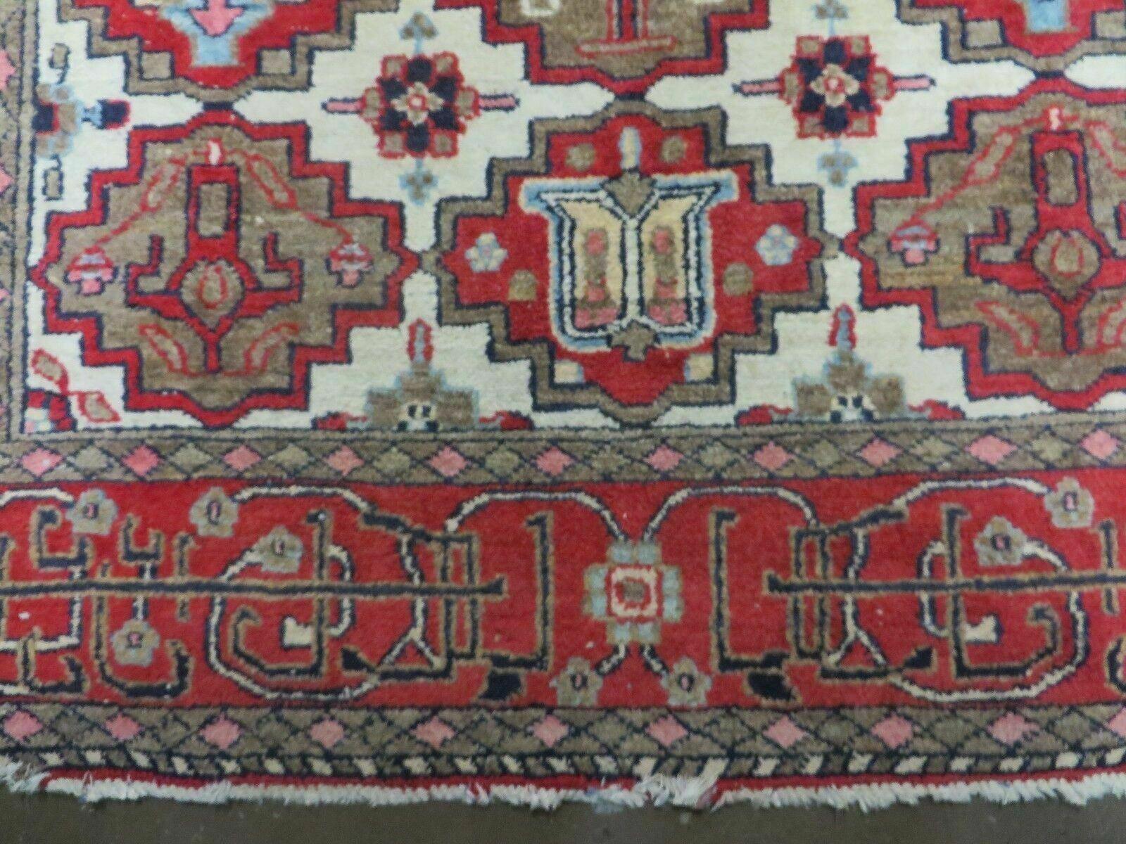 4' X 6' Antique Handmade Turkish Anatolian Wool Rug Vegetable Dyes