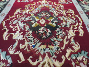8' X 11' Karabagh Kilim Handmade Flat Weave Wool Rug Vegi Organic Dyes Nice