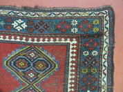 3' X 6' Antique 1920s Handmade Caucasian Karabagh Ganjeh Talesh Wool Rug Nice
